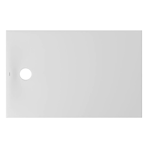 Duravit KYVEKO Duschwanne 160x100 cm ebenerdig bodenbündig aus Sanitäracryl in weiß