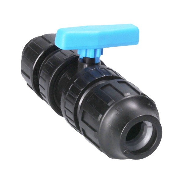 GEBO PVC-Kupplung mit Kugelventil 20x20 mm Schnellverschluss 141020CN Absperrventil Absperrhahn