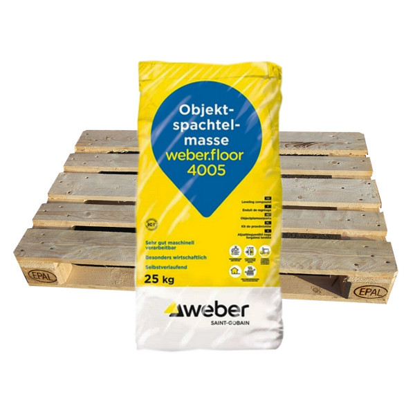 weber.floor 4005 Objektspachtelmasse 42 x 25kg 415473 Schichtdicke 1-20 mm Ausgleichsmasse