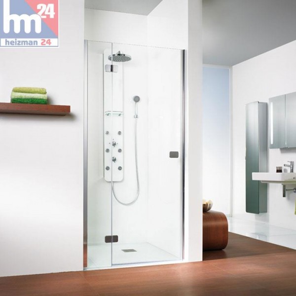 HSK Premium Softcube Drehtür Nische chromoptik