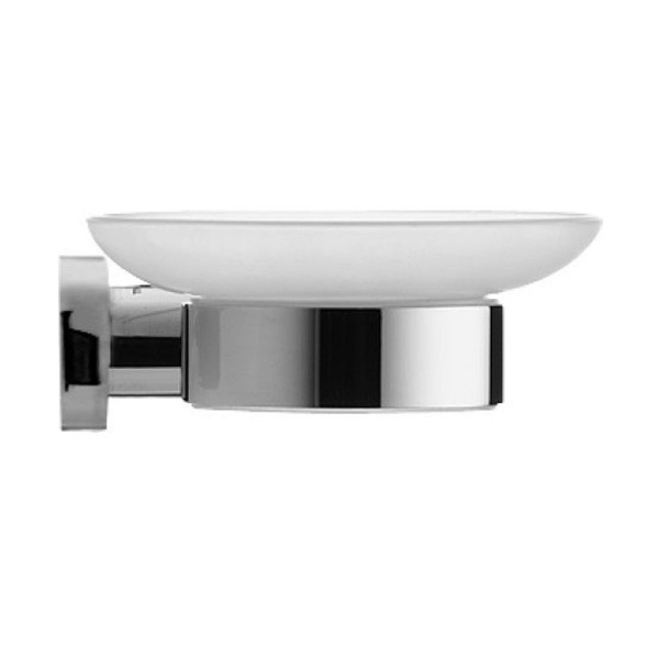Duravit D-Code Seifenhalter rechts Chrom inkl. Schale 0099181000 Seifenschale