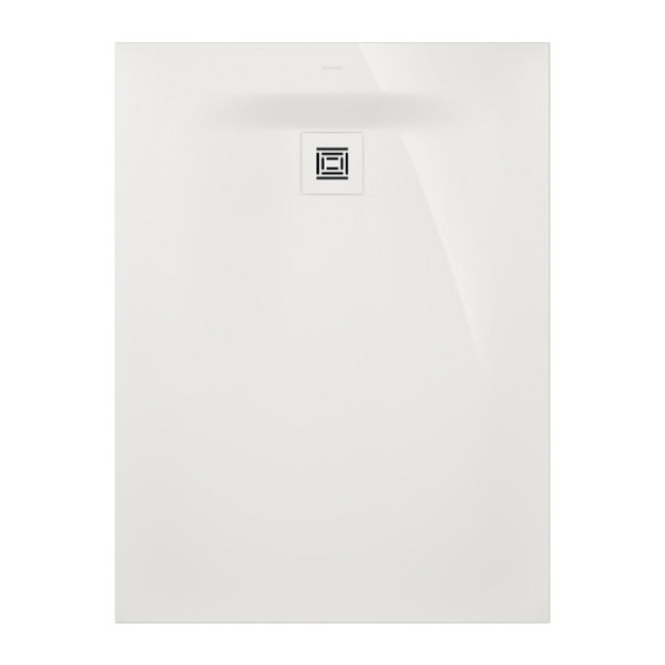 Duravit Sustano zuschneidbare Duschwanne 120 x 90 cm Weiß Glänzend DuraSolid Mineralguss
