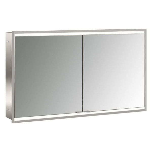 EMCO Lichtspiegelschrank prime 2 1200 mm Unterputzmodell mit Lichtpaket Rückwand verspiegelt 949706056