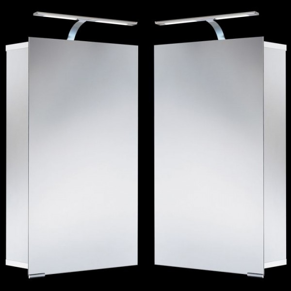 HSK ASP 300 LED-Spiegelschrank 45x75 cm aus Aluminium 1141045