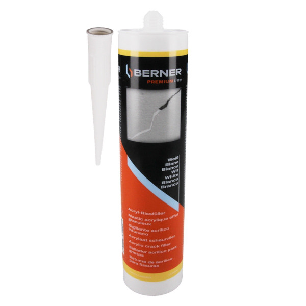 Berner Acryl Rissfüller Premium weiß 310 ml 372777 körnige Struktur