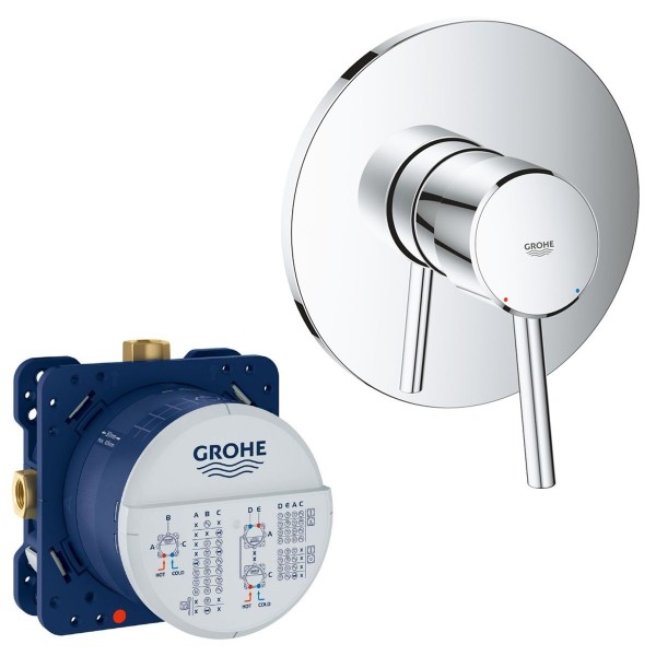 Grohe Concetto Einhand Brausebatterie 24053001 inkl. Rapido Smartbox 35600000