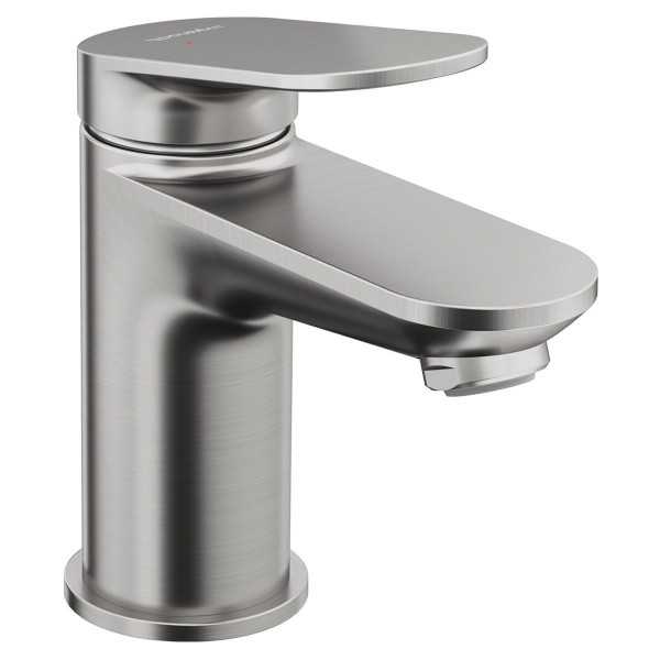 Duravit Wave Einhebel-Waschtischmischer Größe S Edelstahl gebürstet WA1010002070