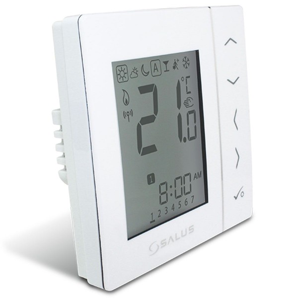 Salus VS30W digitaler programmierbarer Raumthermostat 112643 Weiß 230 Volt