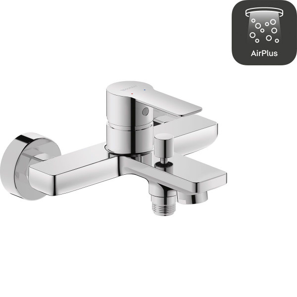 Duravit D-Code Einhebel-Wannentischmischer Chrom DC5230001010