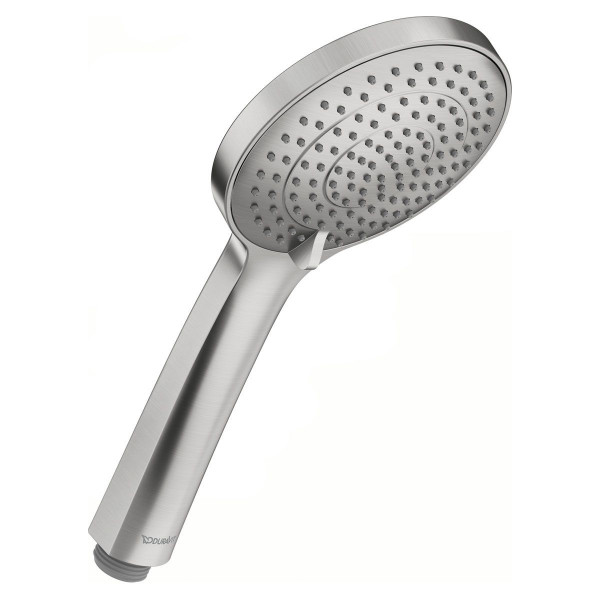 Duravit Handbrause 3jet MinusFlow wassersparend Edelstahl gebürstet UV0652016070
