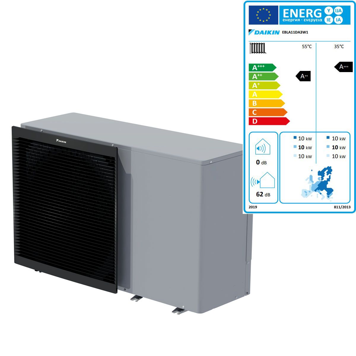 Daikin Altherma 3 M Wärmepumpe Monoblock 11,0 kW EBLA11D3W1 Heizung Wärmepumpen Heizung