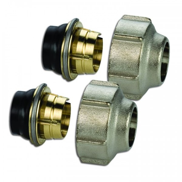 Simplex Klemmringverschraubung 18x1 mit Eurokonus 3/4" F11174 für Kupfer-, C-Stahl- u. Edelstahlrohr