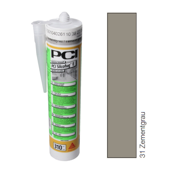 PCI Silcofug E 1x310 ml 2872/8 Silikon zementgrau Nr. 31