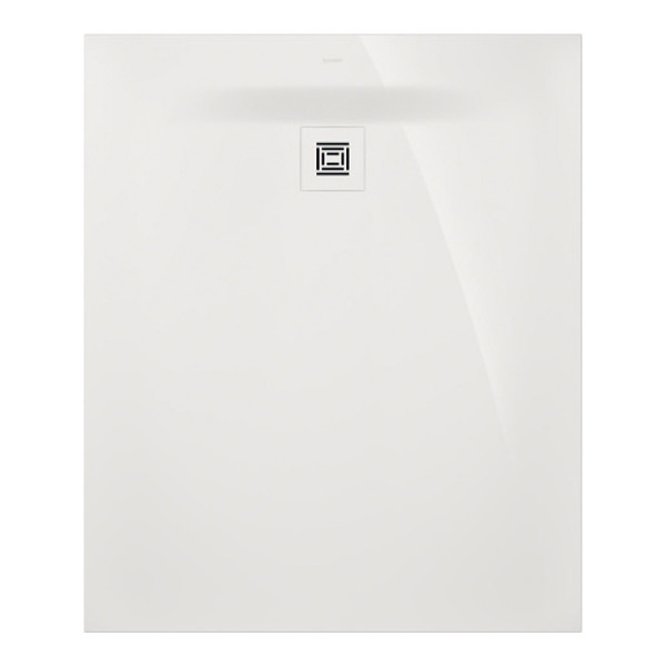 Duravit Sustano zuschneidbare Duschwanne 120 x 100 cm Weiß Glänzend DuraSolid Mineralguss