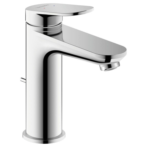 Duravit Wave Einhebel-Waschtischmischer Größe M Chrom mit Ablaufgarnitur WA1020001010