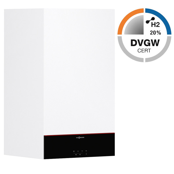 Viessmann Vitodens 100-W Gas-Brennwert-Kombitherme 19 kW B1KG inkl. Regelung HMU-C Z029764
