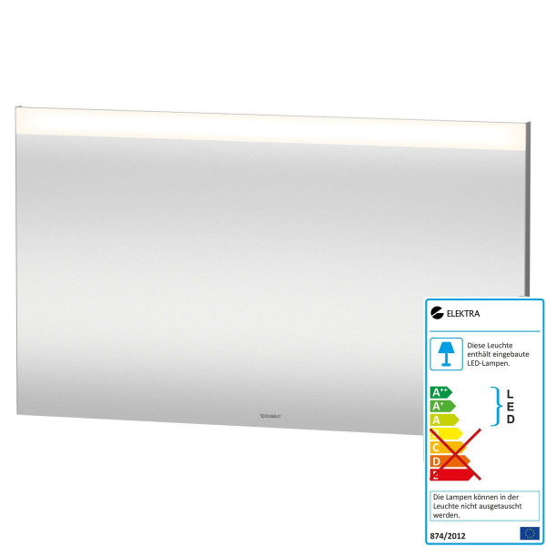 Duravit Universal Licht & Spiegel mit LED Beleuchtung oben "Good"-Version 1200x34x700 mm LM7838000000000