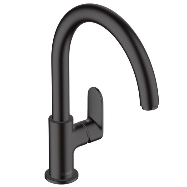 Hansgrohe Vernis Blend Einhebel-Spültischarmatur 260 1jet Mattschwarz 71870670
