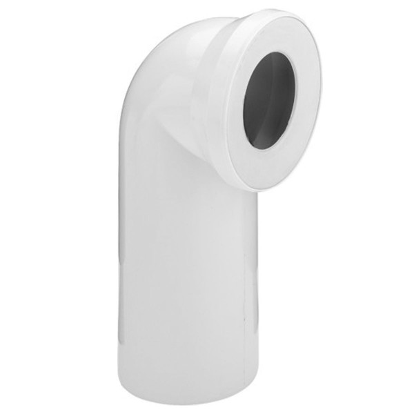 Viega WC-Anschlussbogen 90° Weiß DN100 Stand-WC , WC, Abfluß-Rohr, Toilette