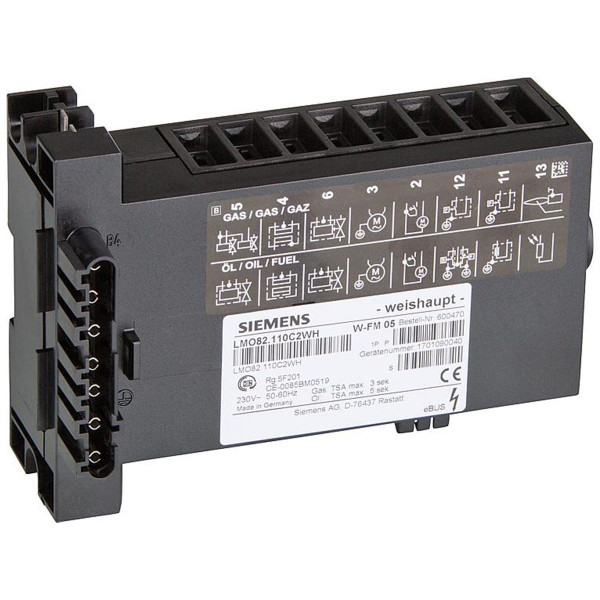 Siemens W-FM05 LMO82.110C2WH Feuerungsautomat 600470 für Weishaupt
