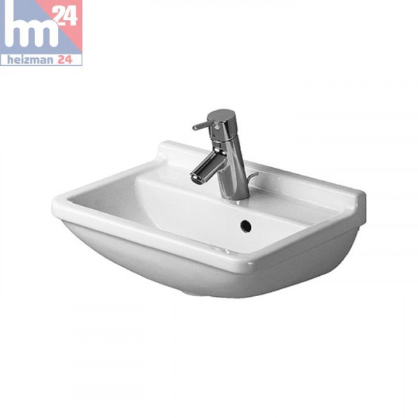 Duravit Starck 3 Handwaschbecken 45 x 32 cm 0750450000 optional mit Halbsäule