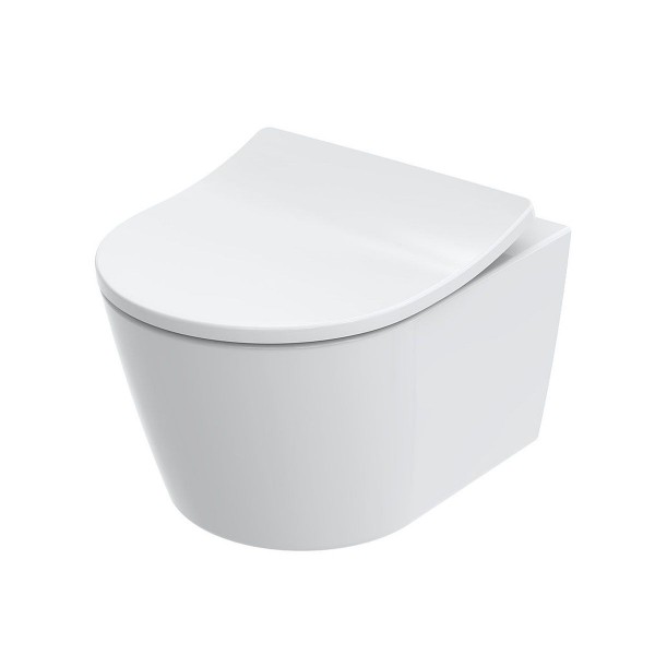 TOTO Set RP Compact Wand Tiefspül WC spülrandlos CW554Y inkl. WC Sitz RP TC613G SoftClose