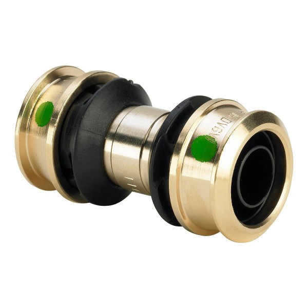 Viega Raxofix Pressfitting Kupplung 20 mm x 16 mm mit SC-Contur 646820