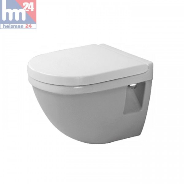 Duravit Starck 3 Wandtiefspül-WC Compact 2202090000 inkl. WC-Sitz optional mit SoftClose
