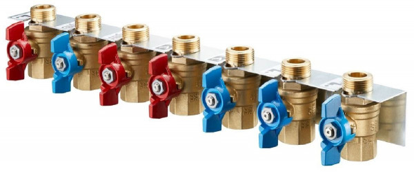 Oventrop Kugelhahnanschluss-Set für die Regudis W-HTE 1344480 Rohrsystem G 3/4 IG
