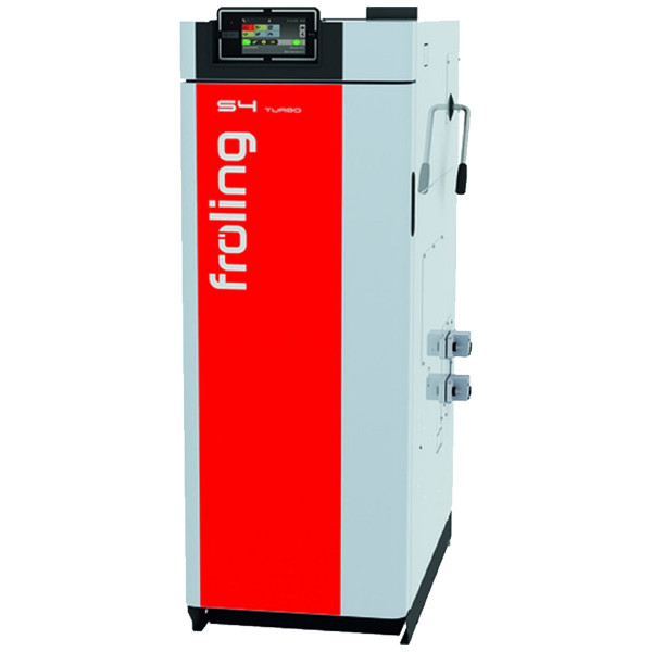 Fröling Scheitholzkessel S4 Turbo 28 kW mit Lambdatronic S 3200 7" Farbdisplay und Pelletflansch