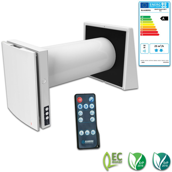 Blauberg Vento Expert A50-1 Pro dezentrale Lüftungsanlage mit Wärmerückgewinnung 8022999