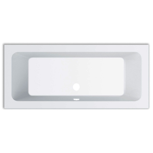 repaBAD Abano Rechteck-Badewanne aus Acryl 180 x 80 cm in weiß 0035202-0001