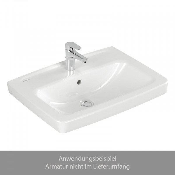 Villeroy & Boch Waschbecken Newo 650 x 470 mm Eckig 4A926501