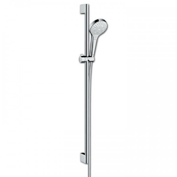 Hansgrohe Croma Select S 26570400 Duschset Multi inkl. Brausestange 90cm weiß/chrom