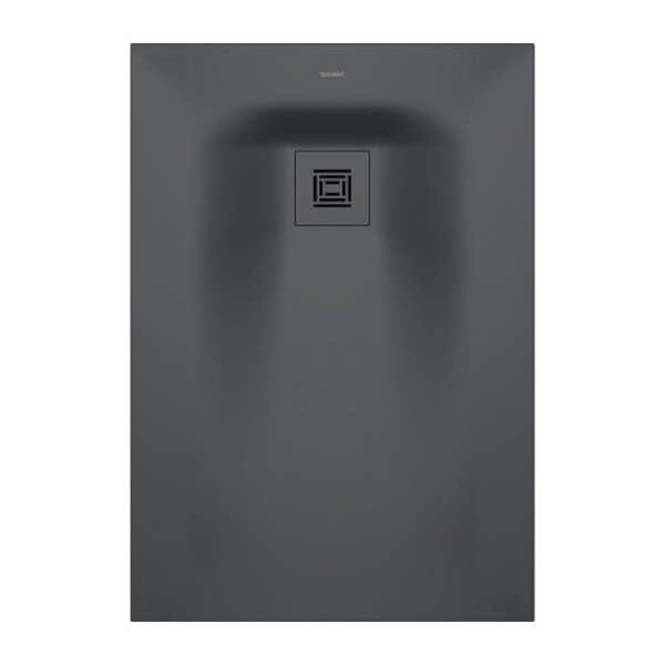 Duravit Sustano zuschneidbare Duschwanne 100 x 70 cm Dunkelgrau Matt DuraSolid Mineralguss