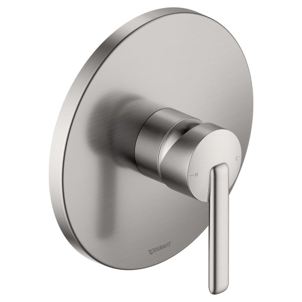 Duravit Balcoon Einhebel-Brausemischer Unterputz Edelstahl gebürstet BA4210010070