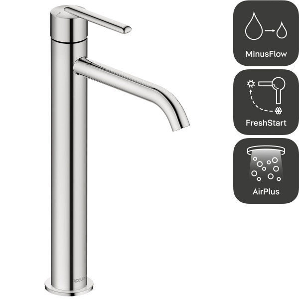 Duravit Balcoon Einhebel-Waschtischmischer Größe XL Chrom BA1043002010