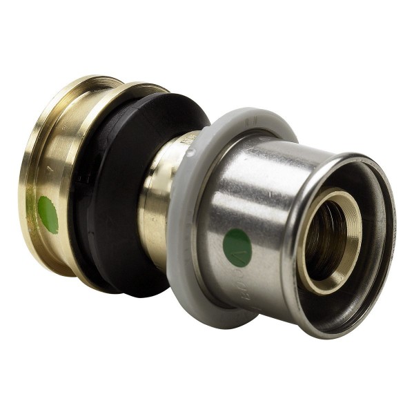 Viega Raxofix Pressfitting Übergangskupplung 20 x 20 mit SC-Contur 646653 auf Sanfix