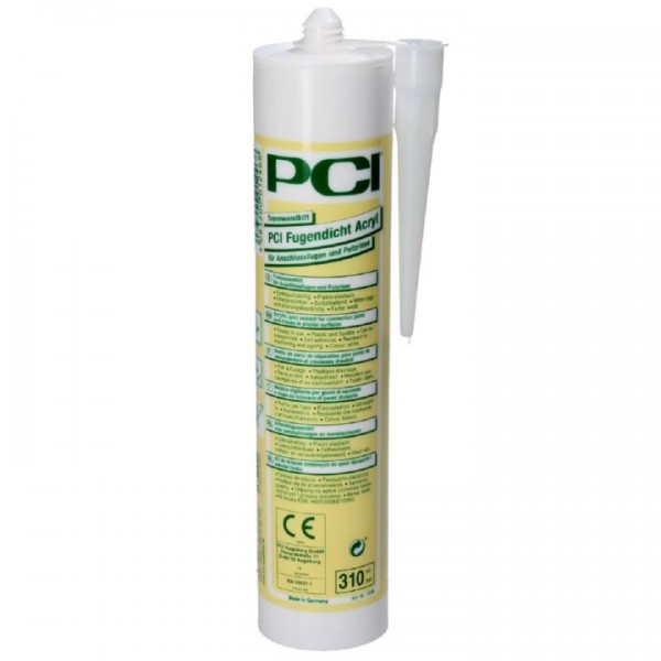 (8,39 €/l) PCI Fugendicht Acryl weiß 310ml Bauacryl Maleracryl