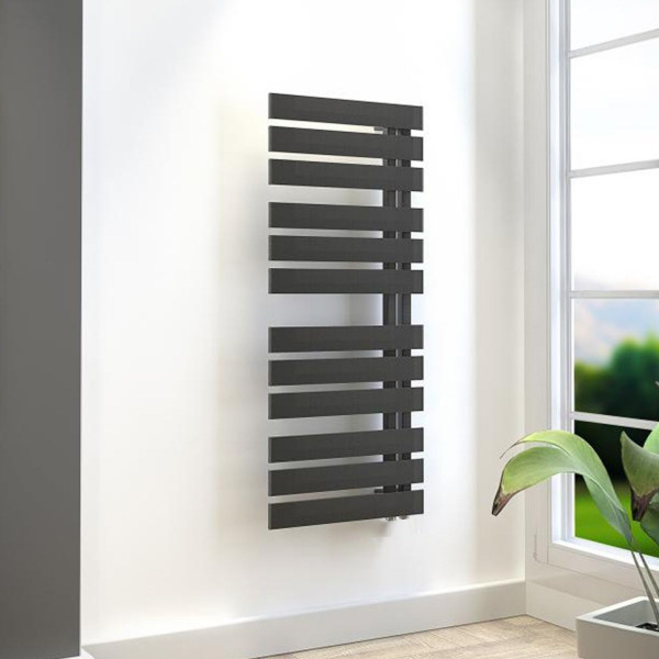 HSK Yenga Badheizkörper Designheizkörper 500 x 1186 mm Graphit Seitenanschluss 8750120-173