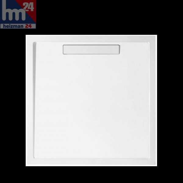 Villeroy & Boch Squaro Quadrat Duschwanne Super Flat 100 x 100 cm mit integriertem Siphon
