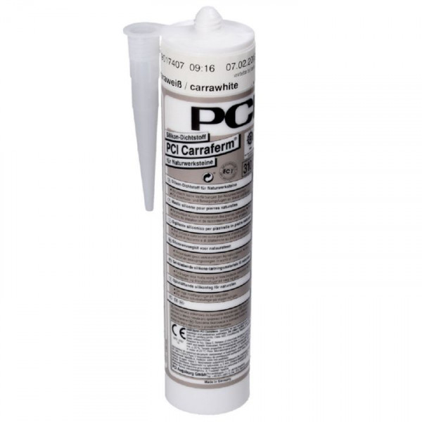  PCI Carraferm 310 ml 2985/5 Naturstein-Silikon carraraweiß