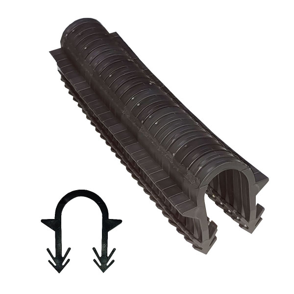 HM24 Tackernadeln 40mm für Fußbodenheizung Heizrohrhalter 300Stk. Ø bis 18 mm Rohrdurchmesser für Profi-Tacker HM24