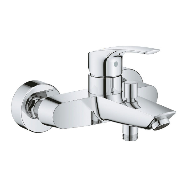 Grohe Eurosmart Einhand Wannenarmatur mit Umstellung Wanne / Handbrause 33300003
