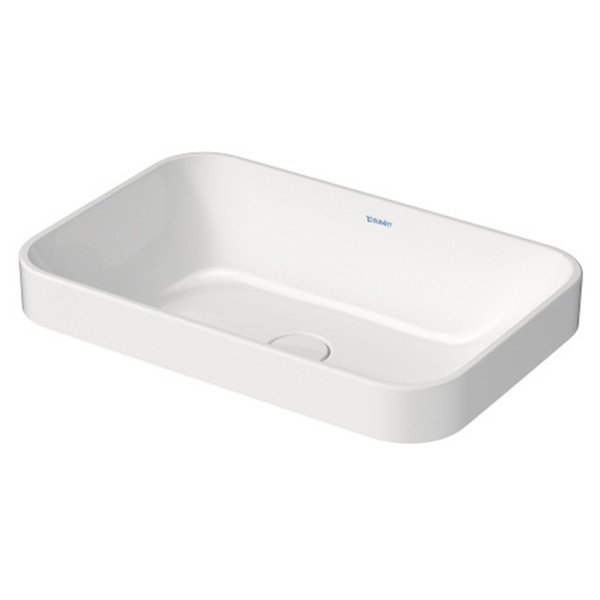 Duravit Happy D.2 Aufsatzbecken 600x400 mm weiß 235960 keramische Ventilabdeckhaube