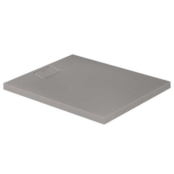 Duravit Stonetto 72014718 Duschwanne 100x80x5cm DuraSolid Q Mineralguss Betongrau
