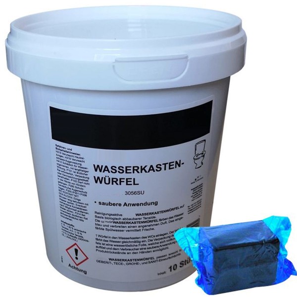 Wasserkastenwürfel 10 Stk. Reinigungswürfel Tabs für Einwurfschacht 3056