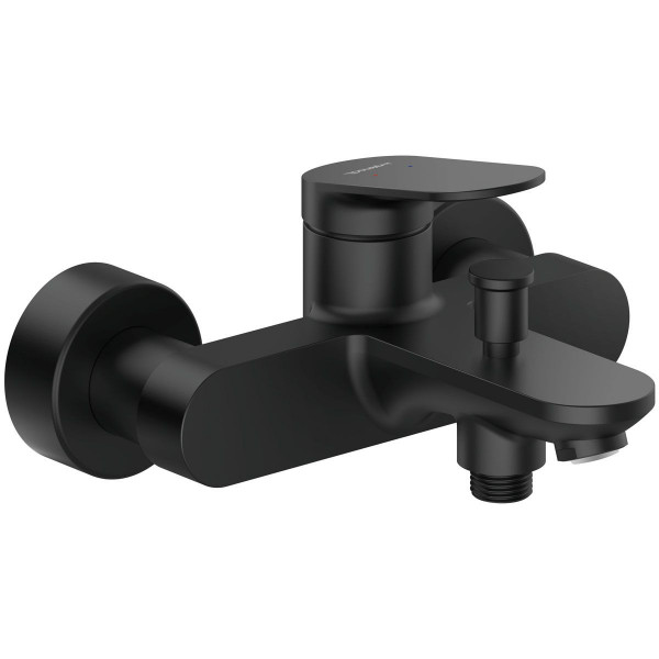 Duravit Wave Einhebel-Wannenmischer Aufputz Schwarz Matt WA5230000046