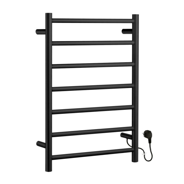 Smedbo DRY Bad Handtuchwärmer Kompakt FB700 500 x 689 mm Edelstahl schwarz