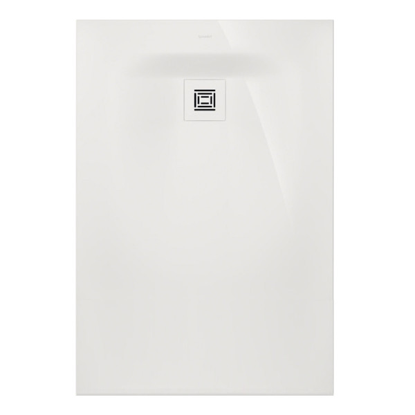 Duravit Sustano zuschneidbare Duschwanne 90 x 80 cm Weiß Glänzend DuraSolid Mineralguss